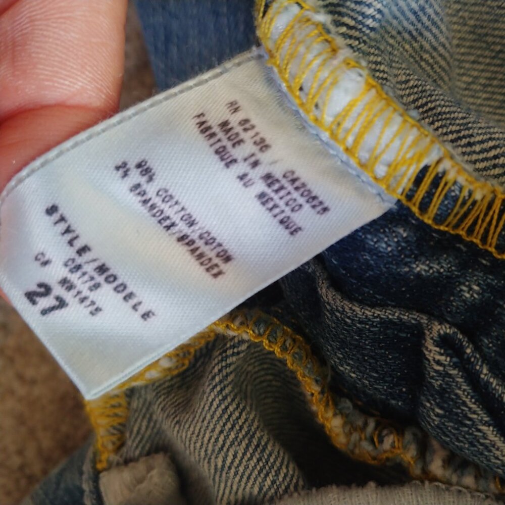 VINTAGE Y2K Guess jeans low-rise flared size 27 - Picture 4 of 16